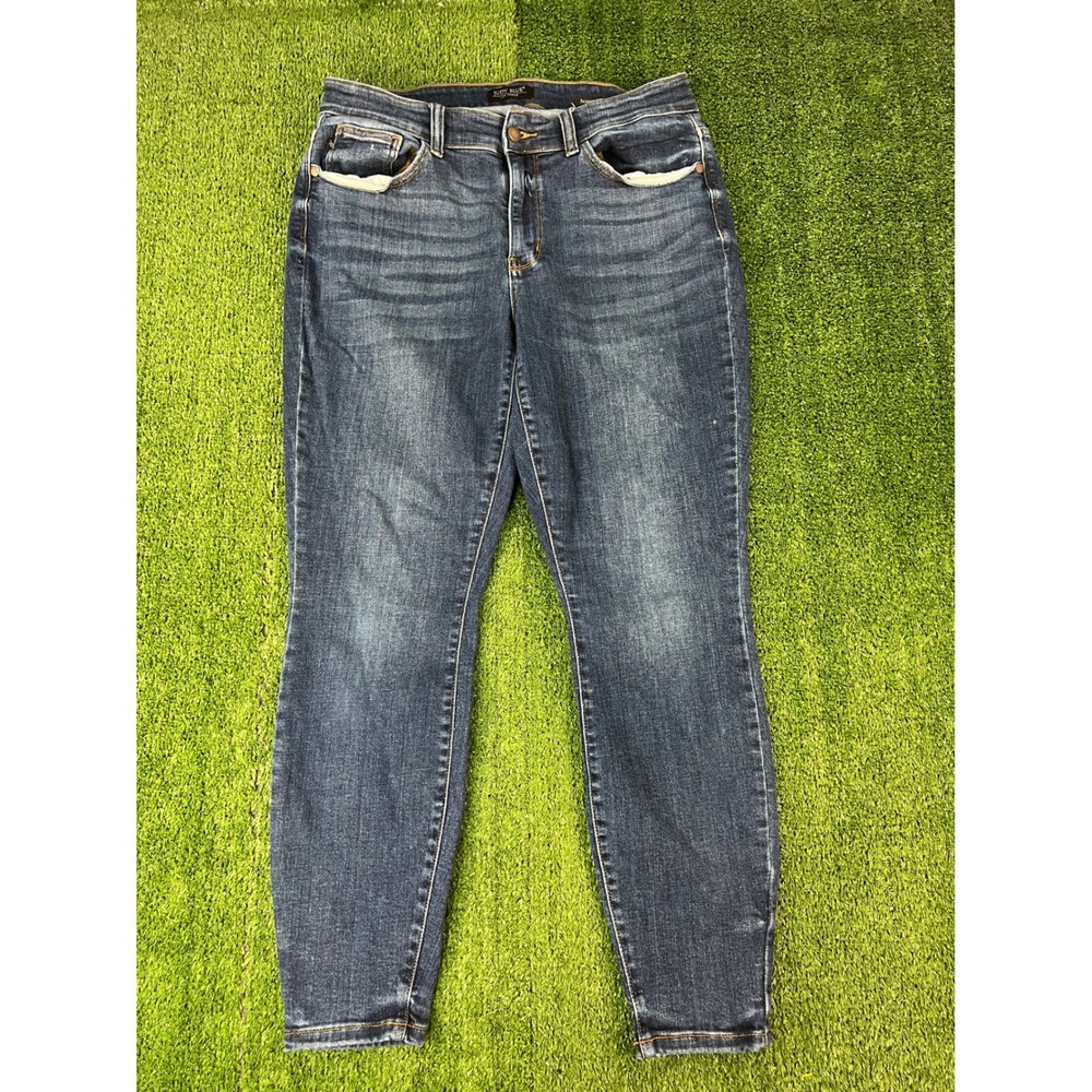Judy Blue Los Angeles Skinny Fit Medium Wash Jeans 14W JB82252MD-PL